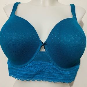 Cacique Teal Bra 44DD